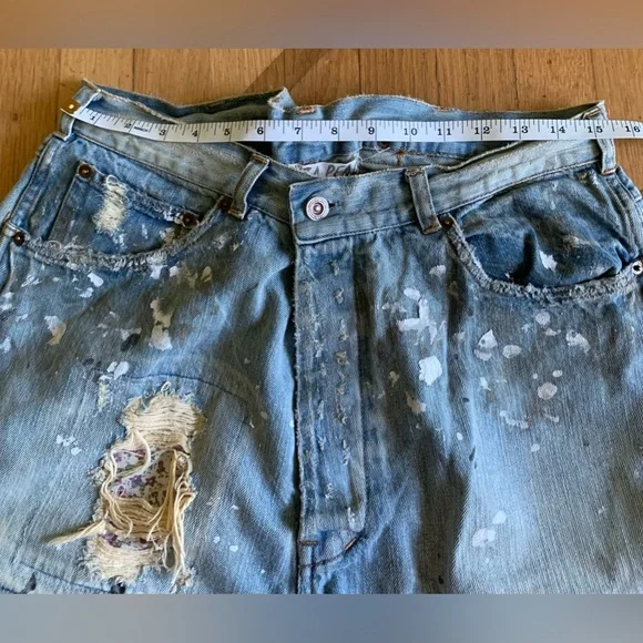 EUC Magnolia Pearl calico denims - Picture 3 of 6